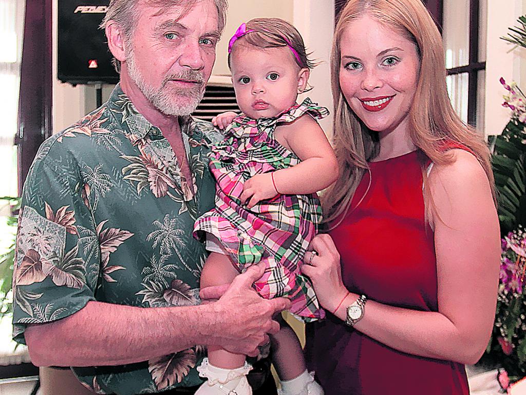 David Santomenno, Luna Francesca Antinori y Ariana Santomenno.()