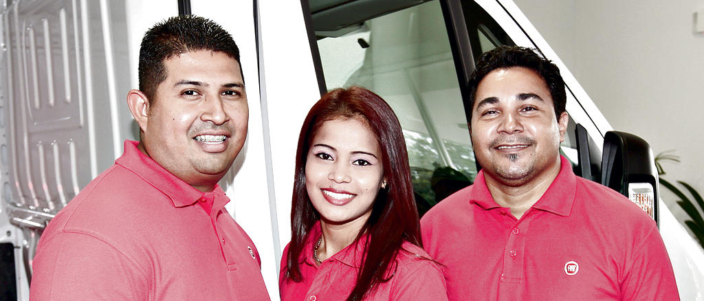 Daniel Santos, Vanessa Castillo y Javier González.()