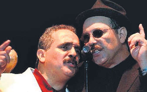 <p>Dúo. Willie Colón y Rubén Blades, una dupleta recordada.</p>