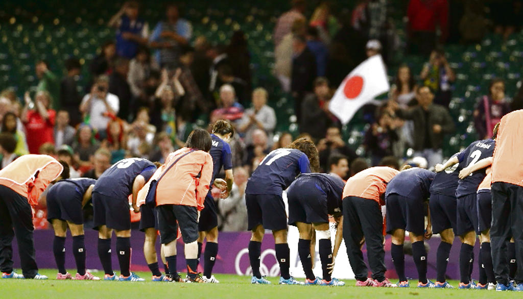 Gratitud. Japón agradece el apoyo de sus fanáticos.(AP)