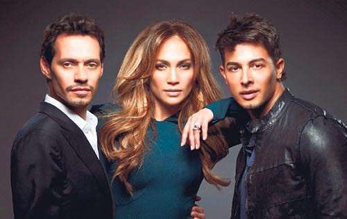<p>Franquicia. Marc Anthony, Jennifer López y Jamie King.</p>