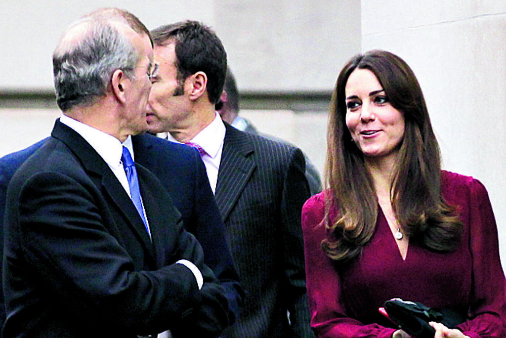 Oficial. La Duquesa de Cambridge en un evento social.()