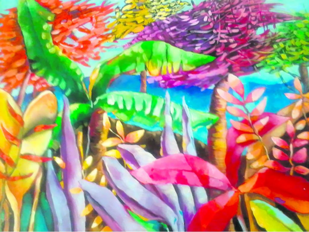 Arte pictórico del panameño Rubén Contreras.( Cortesía.)