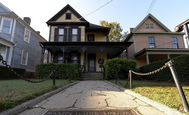 La casa donde nació Martín Luther King Jr. Foto/EFE<br>