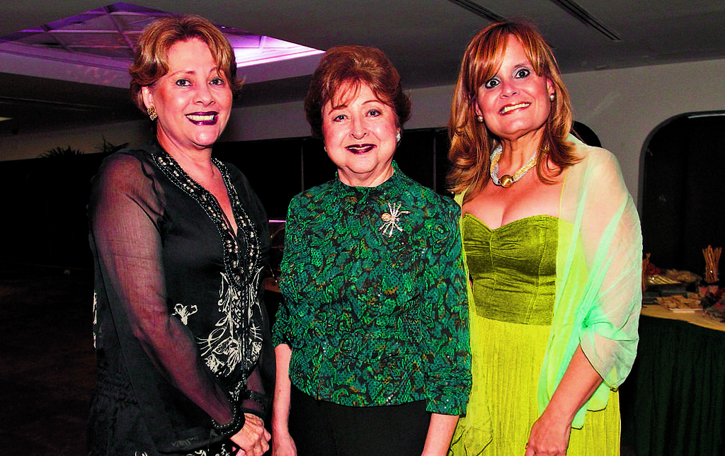 Gloriela Hincapié, Fanny de Lejour y Gisel de Díaz.()