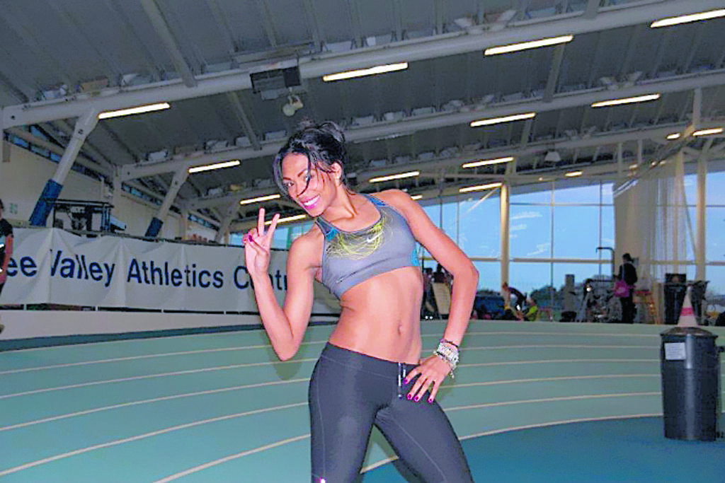 Ejercicios. Megan Edwards durante sus entrenamientos.(Archivo)