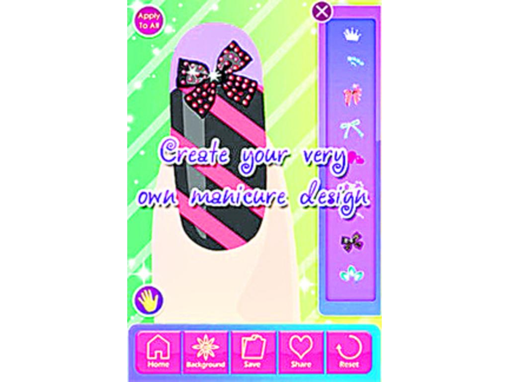 iManicure. Con esta aplicación podrás crear diseños de manicure con cientos de combinaciones. Además permite compartir tus diseños con amigas, excelente para llevar el diseño a tu manicurista.
