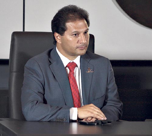 <p>Problemas. Rubén Cárdenas Jr., director de Pandeportes, habló claro.</p>