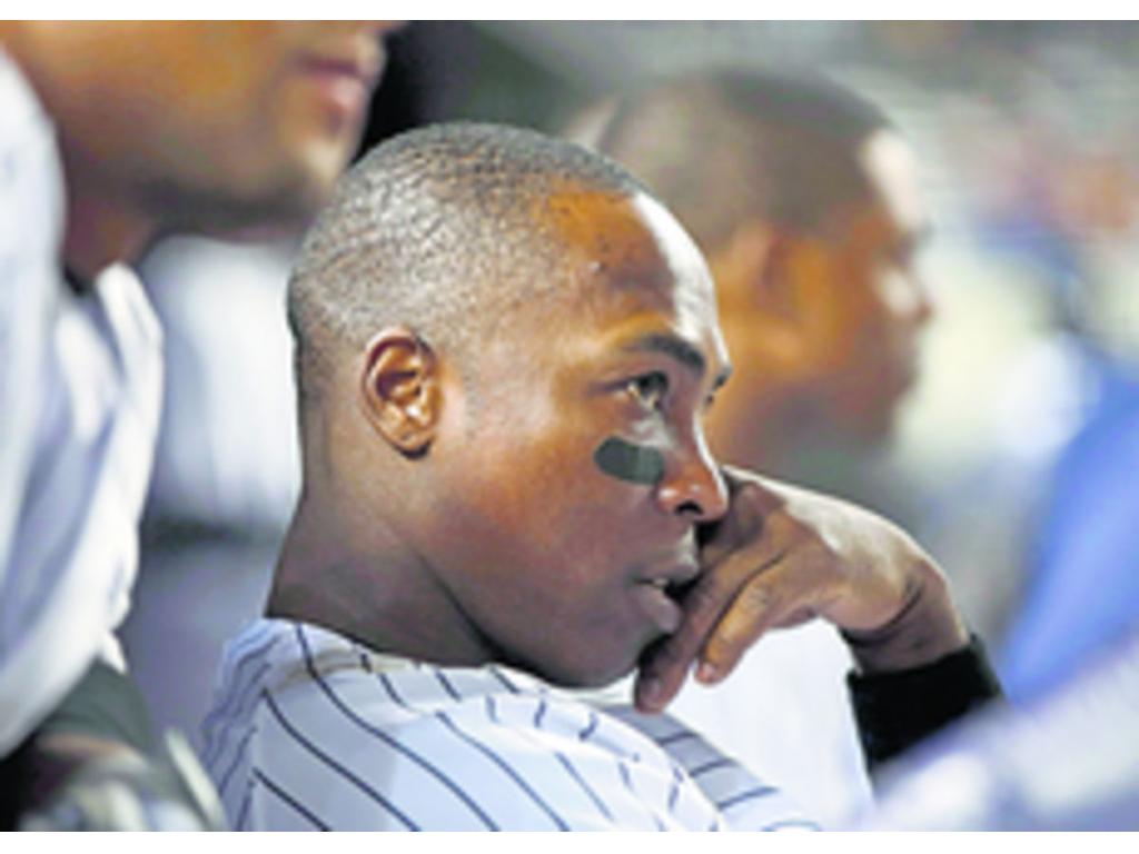 Alfonso Soriano no oculta su decepción, luego de la eliminación.(AP)
