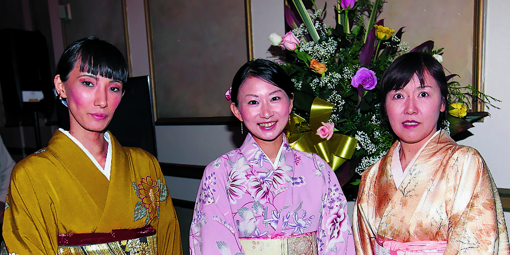 Sara Fujii, Marami Nishino y Tomomi Tajima.()