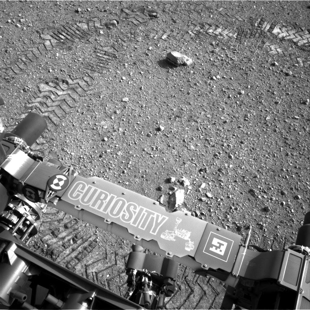 El Curiosity deja su huella en Marte. Foto/EFE<br>