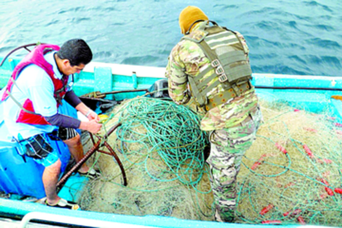 El Senan coopera con la Anam y la Arap contra la pesca ilegal.(José Manuel Adames)