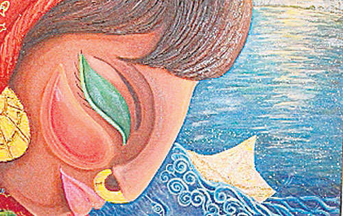 <p>Pintura de Xiomara Hernández.</p>
