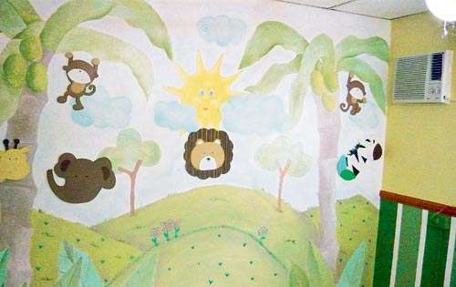 <p>Ambiente. Los objetos de vinil con diversos diseños. </p>