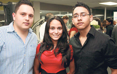 <p>Adolfo Aguilar, Gretthel Bohorquez y Henry Alvarado.</p>