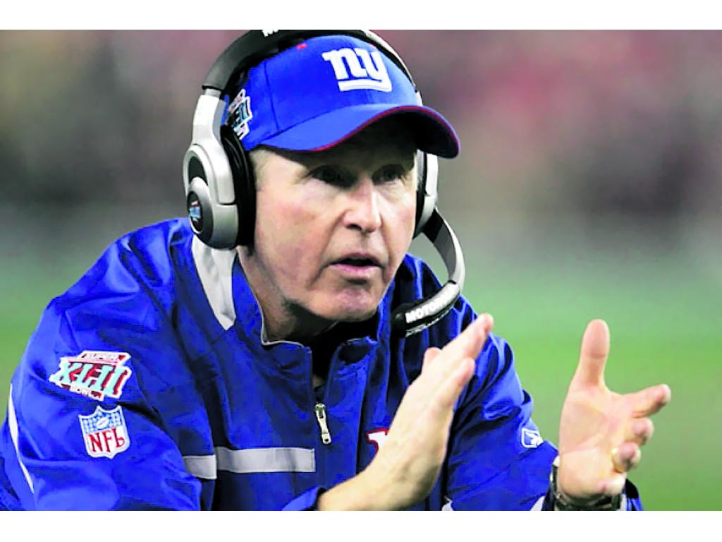 Estrategia. Tom Coughlin tendrá mucho trabajo hoy.(Archivo)