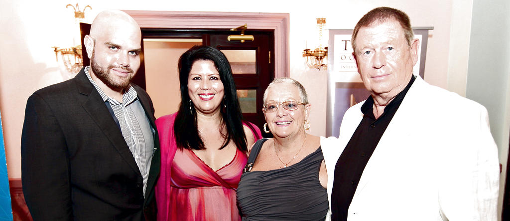 Alejandro Hepburn, Diana Acevedo, Bárbara Munn y Jochen Goebel.()