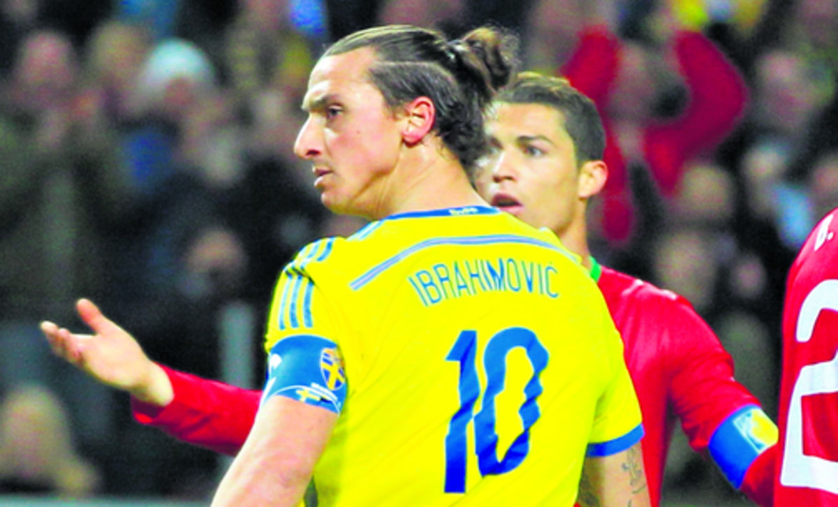 Los dos goles de Zlatan Ibrahimovic no fueron suficiente para avanzar al Mundial.(AP)