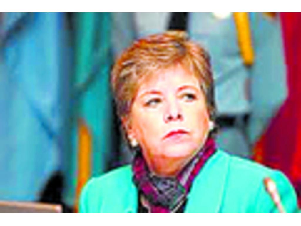 Alicia Bárcena Secretaria ejecutiva de la Cepal