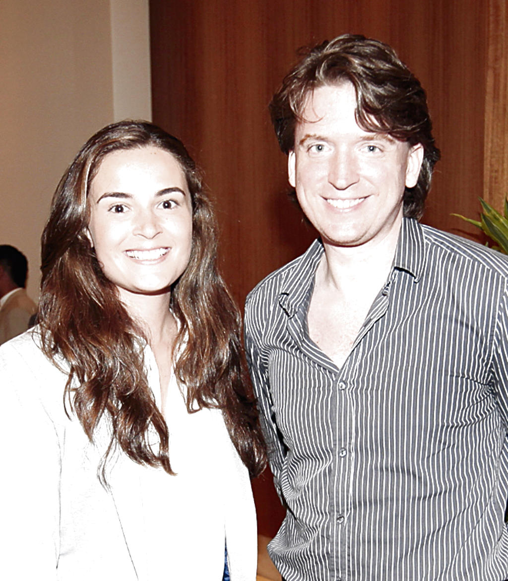 Laura Luchau y Philip Schlesinger.()