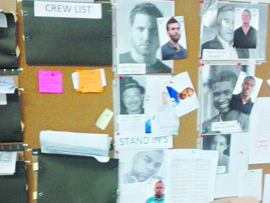 Los dobles de los protagonistas también son muy importantes.