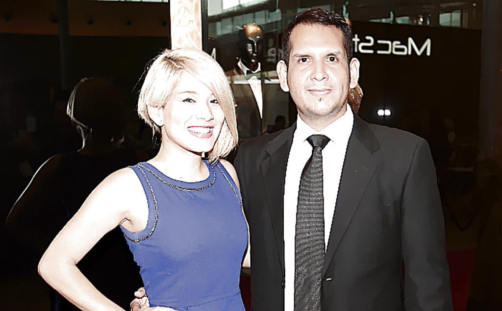 Ana Gabriela Martínez y Michael Gallardo.()