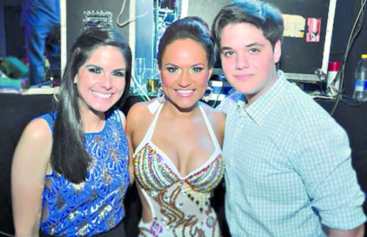 4. Valeria Maduro, Sandra Sandoval y Mike Guevara.