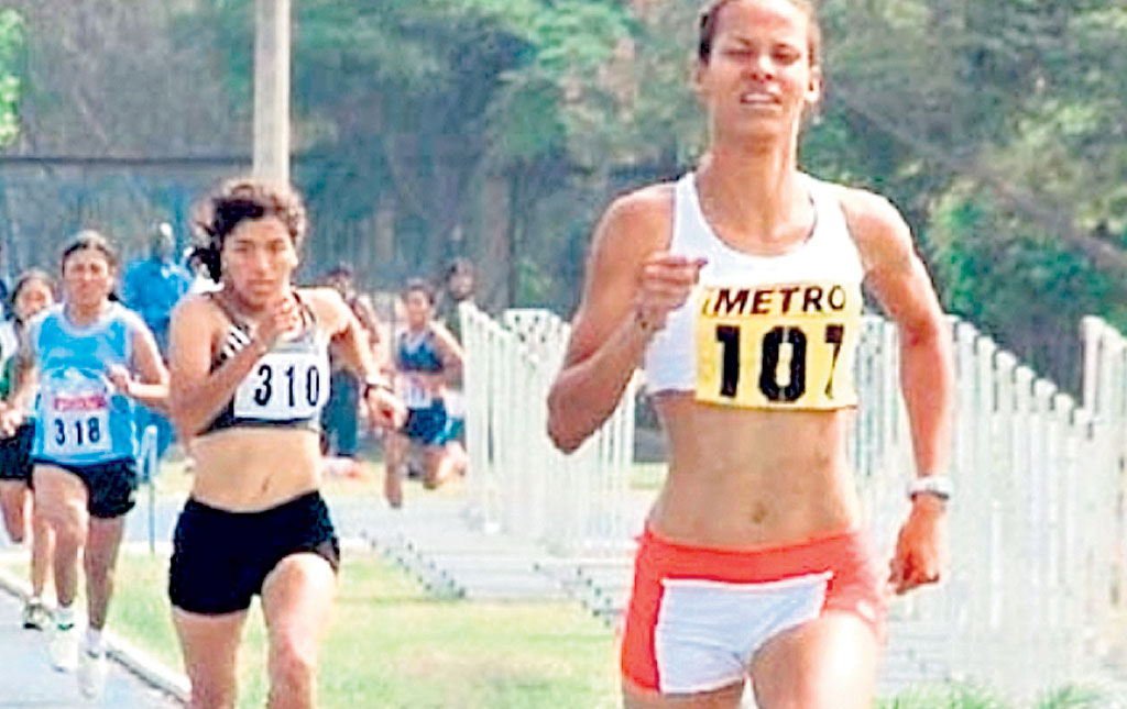 <p>Preparación. La atleta se mantiene entrenando en Perú.</p>