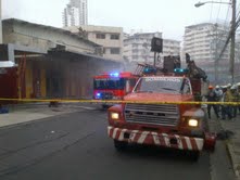 Las calles cercanas al supermercado están cerradas. Foto/Víctor Arosemena<br>