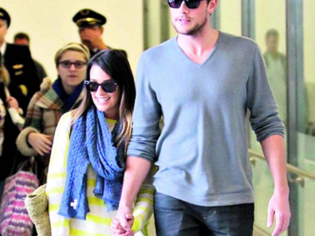 Una de las últimas apariciones de Lea y su novio.(Archivo)