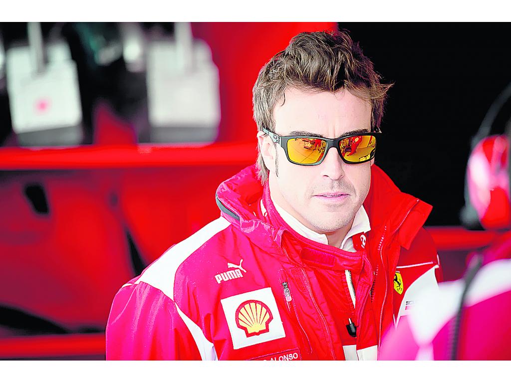 Labor. Fernando Alonso no tuvo suerte ayer.(AP)