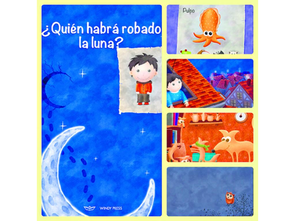 ¿Quién se robó la luna?. Es un cuento interactivo ideal para leer o escuchar antes de irnos por ejemplo a la cama o cuando ya queremos un rato de tranquilidad en casa con los más pequeños.