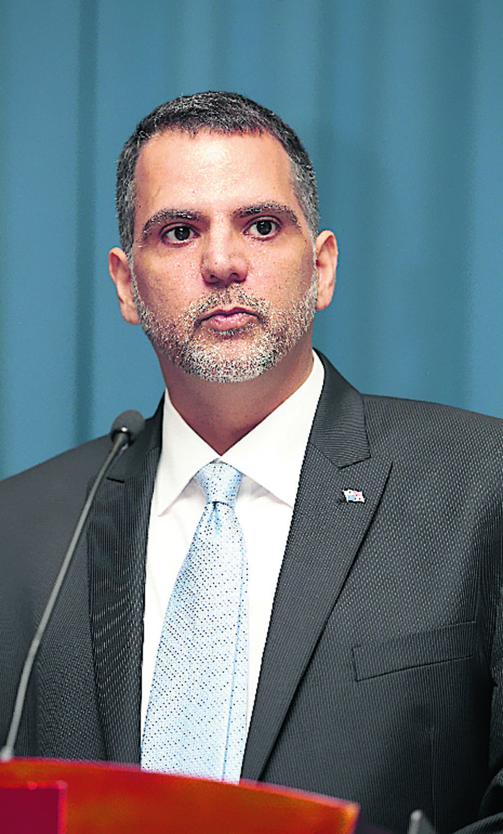 Dirigente.Camilo Amado, jefe del COP.(Anayansi Gamez)