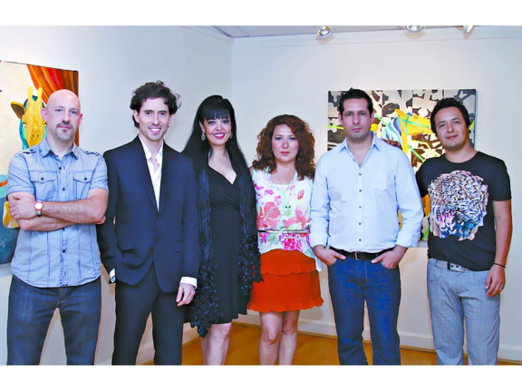 Los expositores. La mayoría expone por primera vez en Panamá.