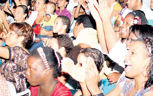 <p>Chicos y grandes gozaron.</p>