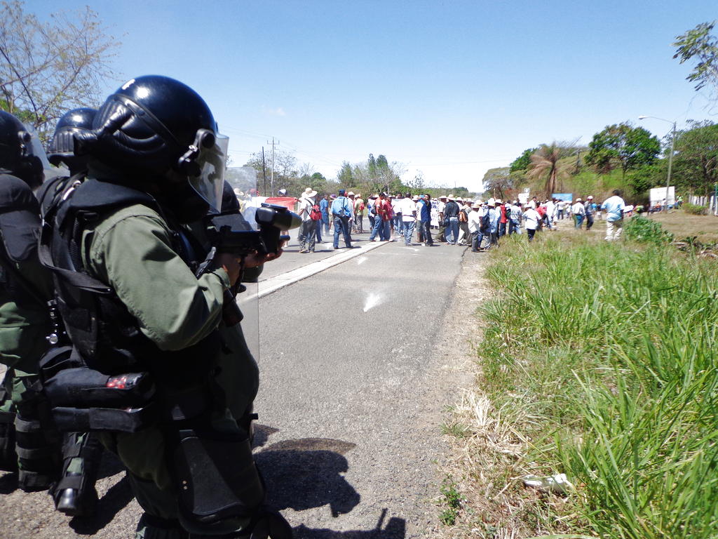 Los campesinos e indígenas han venido realizando disturbios anteriormente. Foto/Melquiades Vásquez.