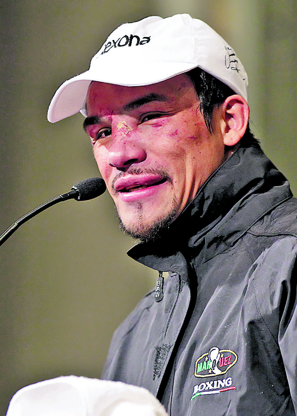 Márquez en la conferencia(AP)
