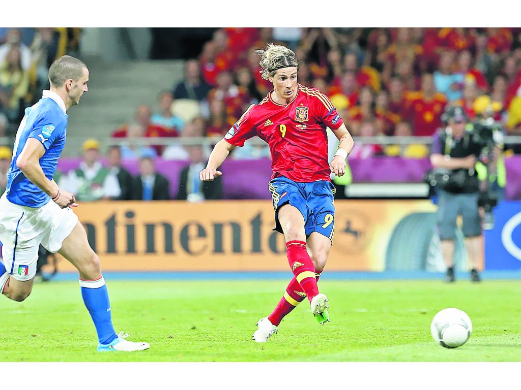 Gol. Torres le marcó a Italia en la final.(AP)