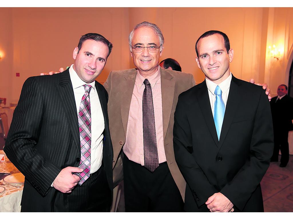 Yishai Breslauer, Alexander Galilee e Ilan Shatz.(Abel Rodríguez)
