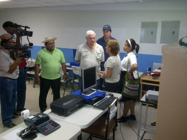 El presidente, Ricardo Martinelli, realiza inspección en el CBG, en El Cacao, Capira. Foto: Cortesía.