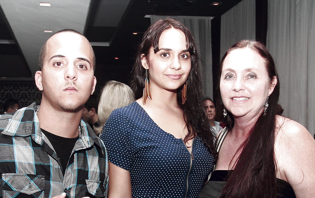 Michael Parsons, Kayla Parsons y Lisa Parsons.()