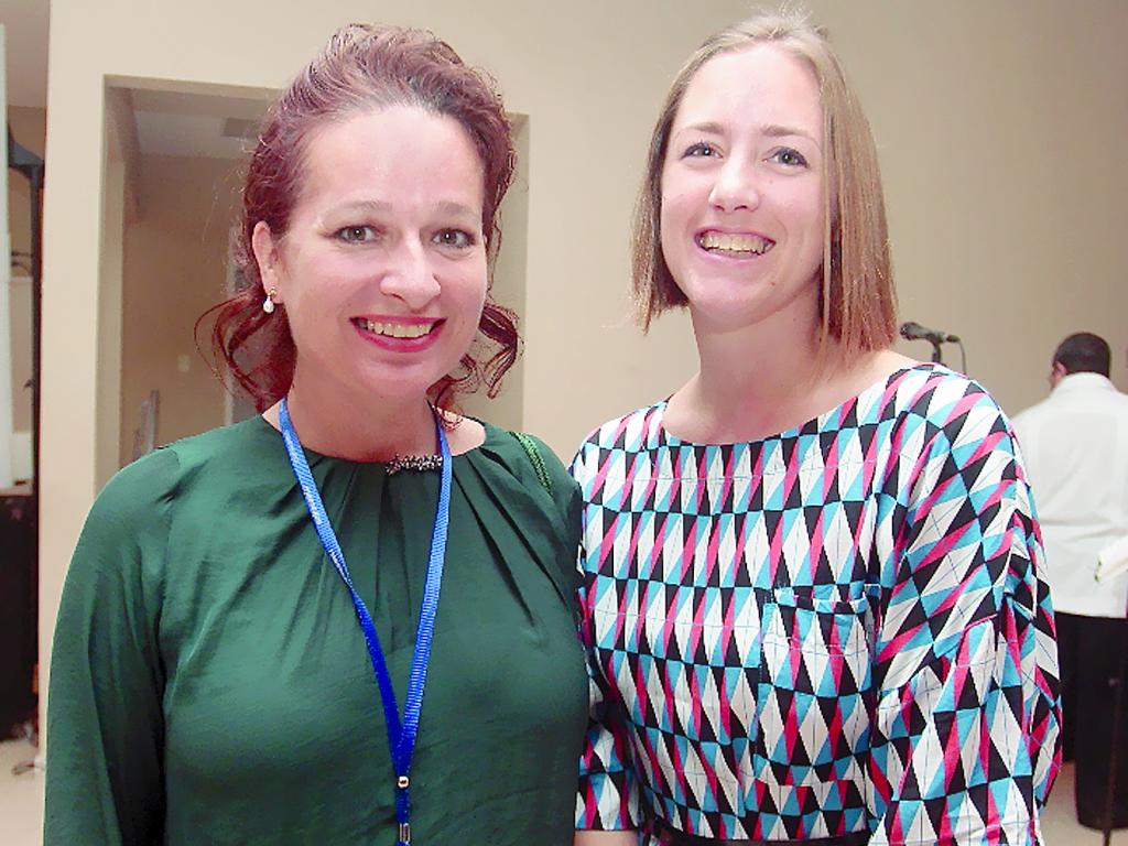 Monique Haans y Jennie Van Haren.()