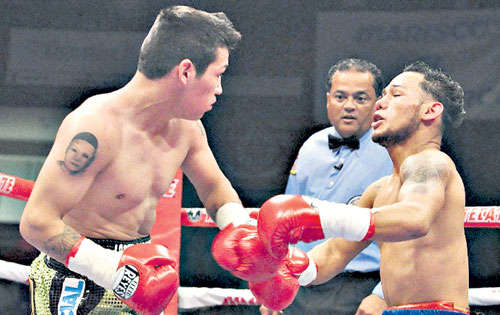 <p>Derrota. El Nica (d) sufrió dos nocauts ante Tyson.</p>