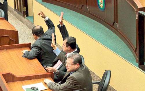 <p>Rebeldes. Diputados del panameñismo apoyaron las reformas.</p>