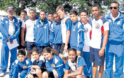 <p>Escuadrón. El equipo de Delfines Azules</p>