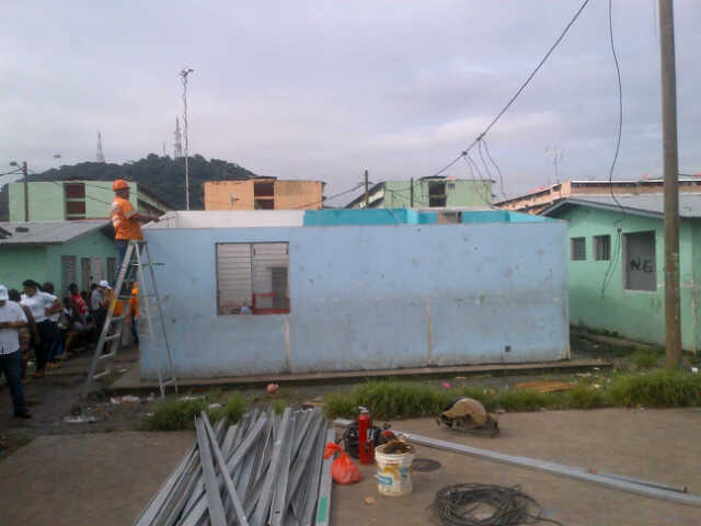 La tormenta dejó varias casa afectadas. Foto/Víctor Arosemena<br>