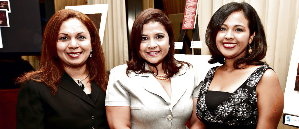 Indira Alvarado, Nadgee Bonilla y Alina Serracín.()