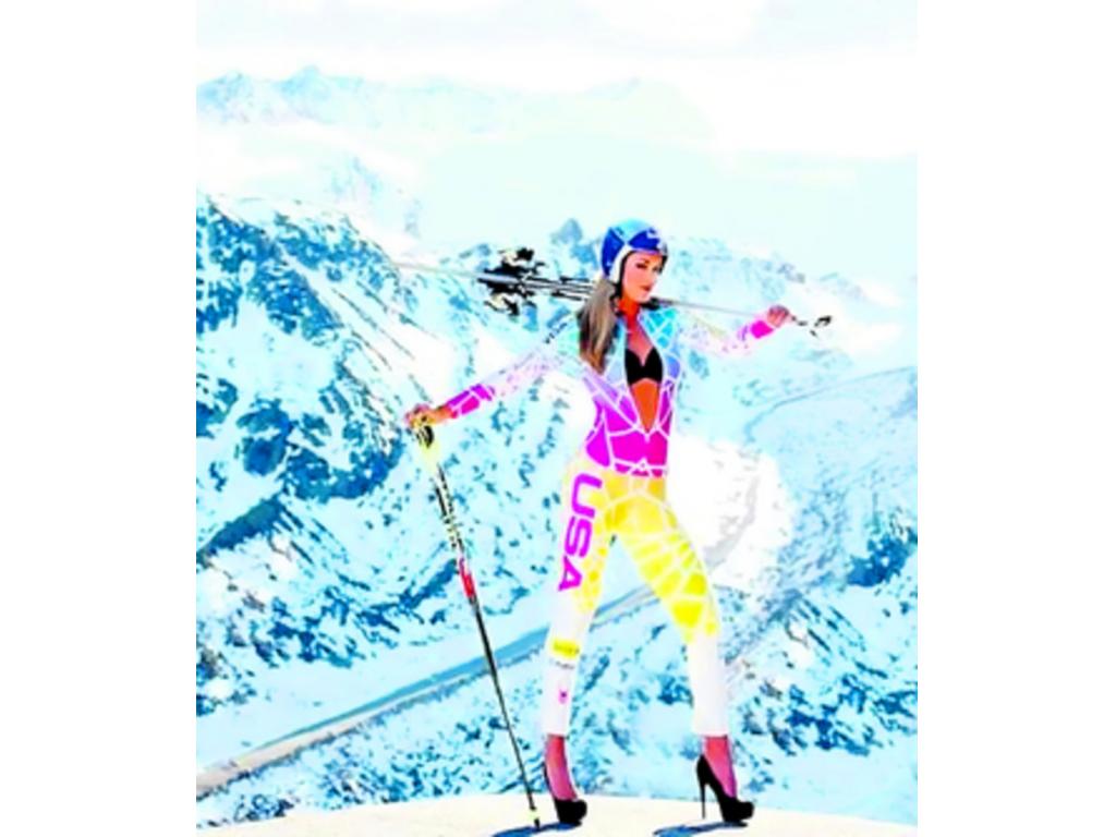 5. Vonn también explota sus atributos físicos en el modelaje.