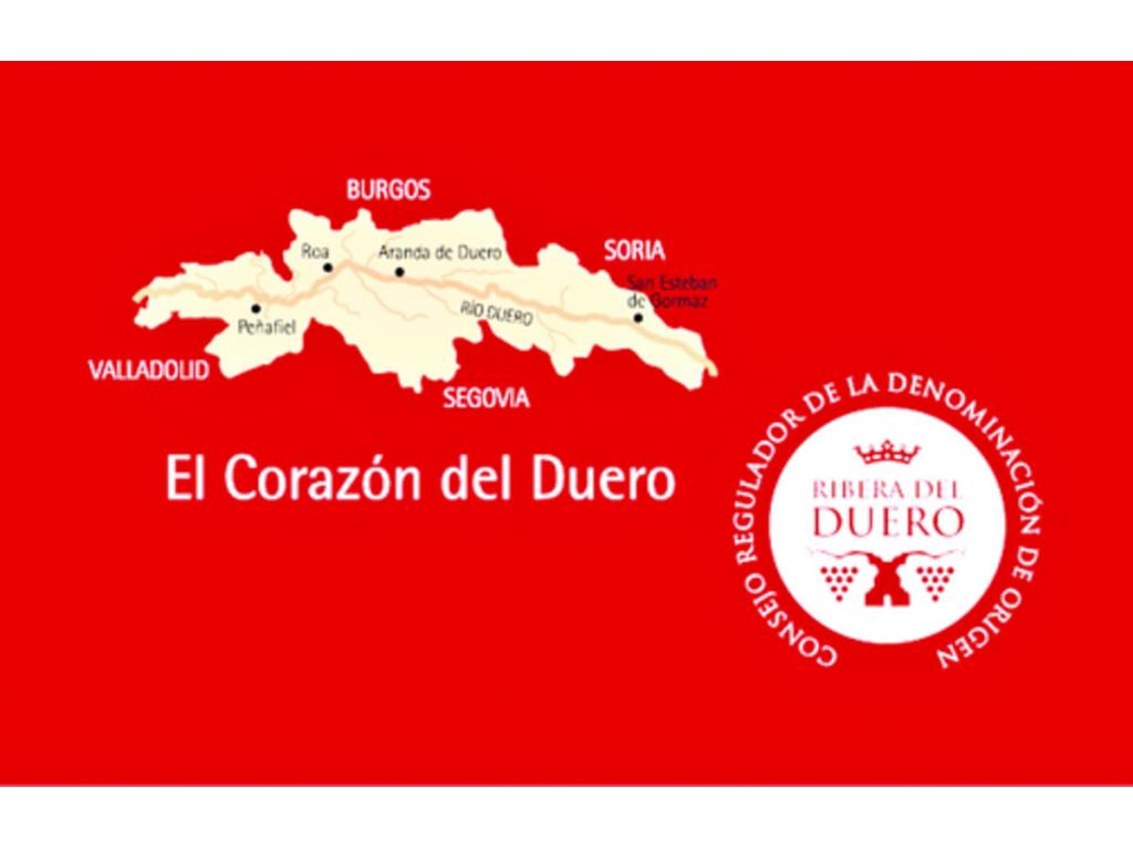 Mapa de la ruta del Duero.