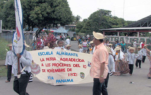 <p>Changuinola. Participación de la Escuela Almirante.</p>